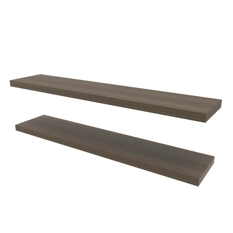 Smokey Oak Floating Shelf