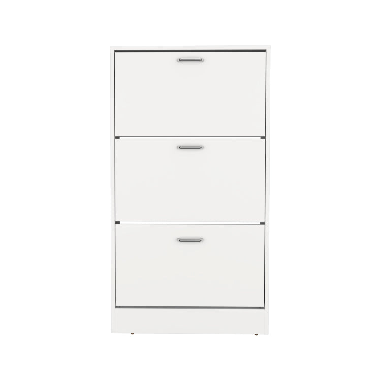 Inola High Pull Down Shoe Rack, Shoe Storage, Entryway, Bedroom, White