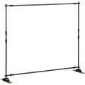 10 X 8 Ft Backdrop Banner Stand Adjustable Height And Width Newest Step And Repeat For Trade Show Wall Exhibitor Photo Booth Background