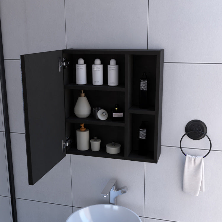 Lincoln Mirrored Medicine Cabinet, Five Interior Shelves