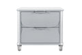 Laura Silver Nightstand