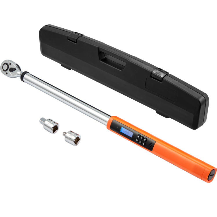 Digital Torque Wrench, 1 2" Drive Electronic Torque Wrench, Torque Wrench Kit 25 250Ft.Lb 34 340N.M Torque Range Accurate To 2%, 3 Mode Adjustable Torque Wrench Set With Led Buzzer Calibration