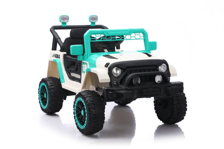 12V Ride On Car With Parent Remote Control, Toddler Electric Car With Spring Suspension, Led Lights & Music Player Safe Battery Toy For Kids, Christmas & Birthday Gift Wight Green
