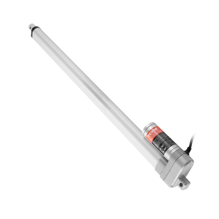 Linear Actuator 12V, 20 Inch Waterproof Ip65 Linear Actuator, 660Lbs 3000N 0.19" S Linear Motion Actuator With Mounting Bracket