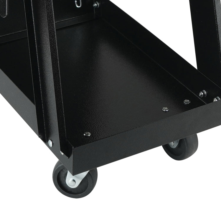 Welding Cart, 3 Tier Welder Cart Heavy Duty With 400 Lbs Weight Capacity, 360 Swivel Wheels, Tank Storage Safety Chains, Rolling Mig Welder Cart For Tig, Arc, Mma, Plasma Cutter Welding Machine