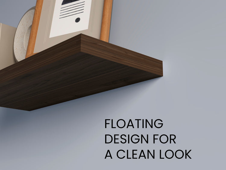 Ecco 31.5" Wide Floating Shelves Set Of 2, Shelves For Wall Decor For Bedroom, Bathroom Storage Shelves, Book Shelves For Living Room