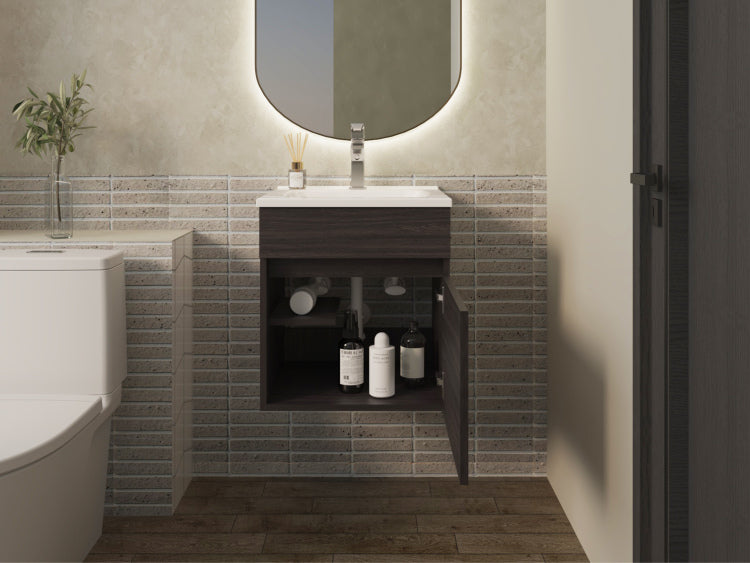 Newell Vanity Sink, Bathroom, Black
