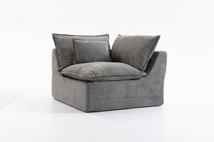 74.8" Width Cloud Couch Oversized Modular Sectional Sofa True Relax Comfy Couches Wide&Deep Seat Sofas For Living Room Furniture Sets, 2Seat