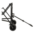 Collapsible Foldable Extended Wagon,480Lbs Weight Capacity, Heavy Duty Folding Utility Garden Cart With Big All Terrain Beach Wheels & Drink Holders,Side Pocket And Brakes, Black