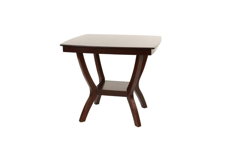 Dining Table Counter Height Dining Table 1Pc Table W Shelve Solidwood Espresso Finish Dining Room Furniture