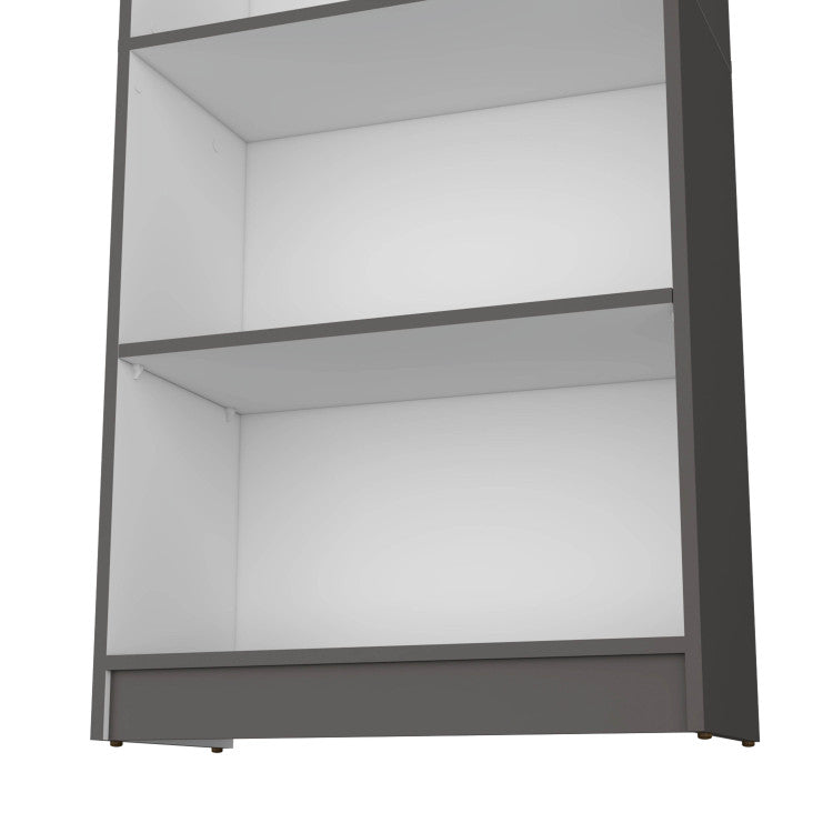 Sutton 4 Shelves Bookcase With Modern Storage Shelves