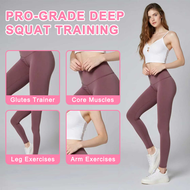 Deep Squat Machine For Home Glutes Trainer Machine With Resistance Bands Squat Assist Trainer For Core & Legs Workout Ideal For Home Gym, Apartment & Office