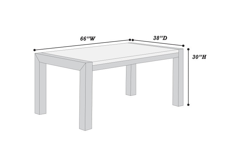 Elegant White Faux Marble Top 1Pc Table Charcoal Legs Wooden Dining Table Modern Sleek Two Tone Dining Table