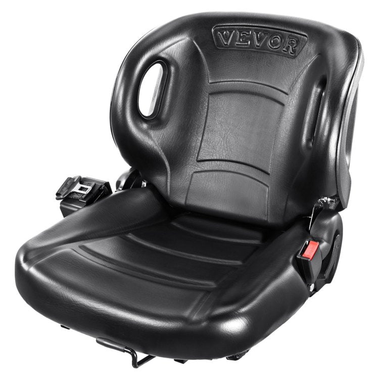 Universal Forklift Seat,Tractor Seat With Adjustable Angle Back, Micro Switch And Seatbelt,Wrap Around Forklift Seat For Tractor Loader Excavator