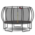 Yc 12Ft Trampoline Pumpkin Black Red