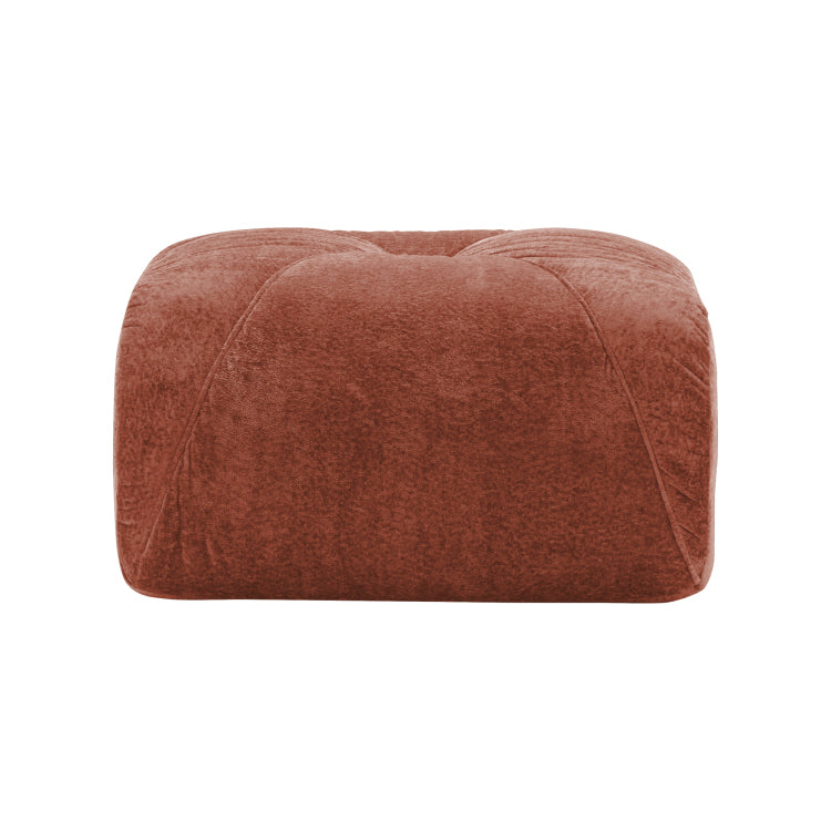Ottoman Velvet Red