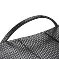 K&K 80'' Outdoor Wicker Chaise Lounge Chairs Set Of 2, Patio Rattan Reclining Chair Pull Out Side Table W 5 Level Adjustable Backrest Ergonomic Wave Design Pool Sunbathing Recliners, Black
