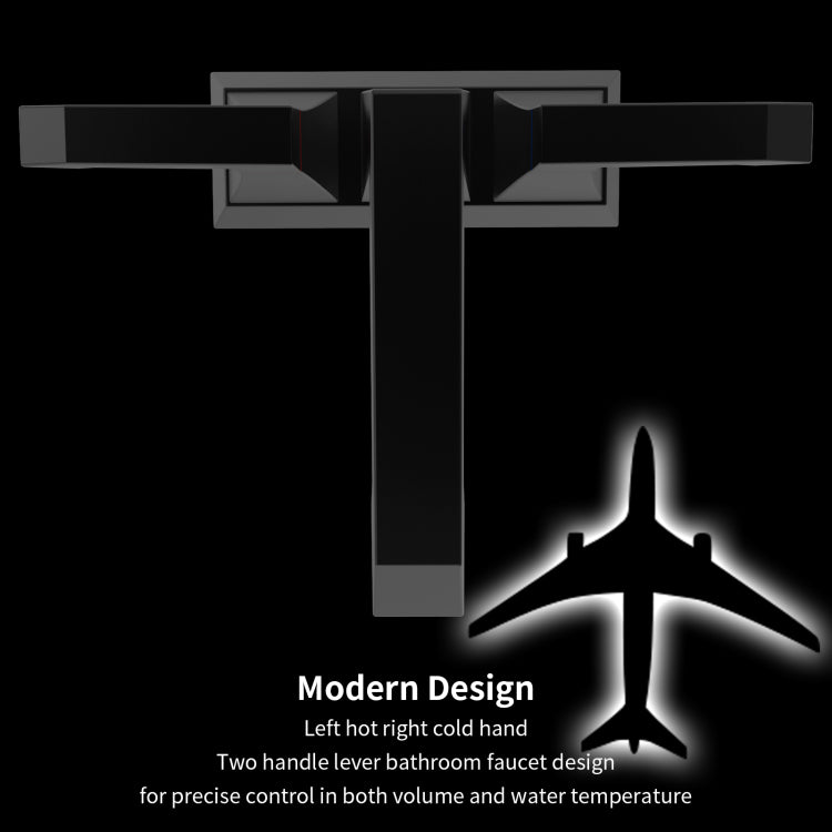 2 Handle Heavy Duty Bathroom Faucet With Drain And Supply Kits, Modern Style Lavatory Deck Mounted Faucet Matte Black 4001 Mb