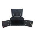 12 Device Charging Station For Laptops And Tablets, Charging Cart Charging Cabinet, Surge Protection For Classroom Or Office, Up To 17.3" Screen