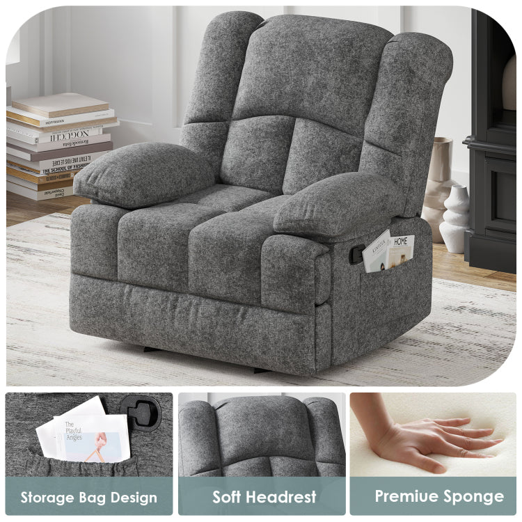 Oversized Rocking Rocker Recliner Chair For Living Room Adults