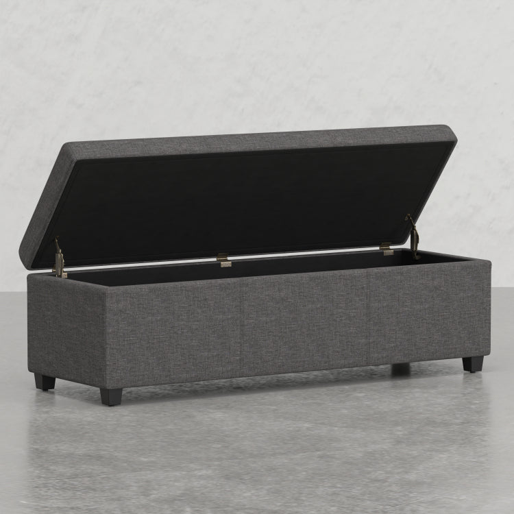 Lincoln Extra Large Storage Ottoman Bench