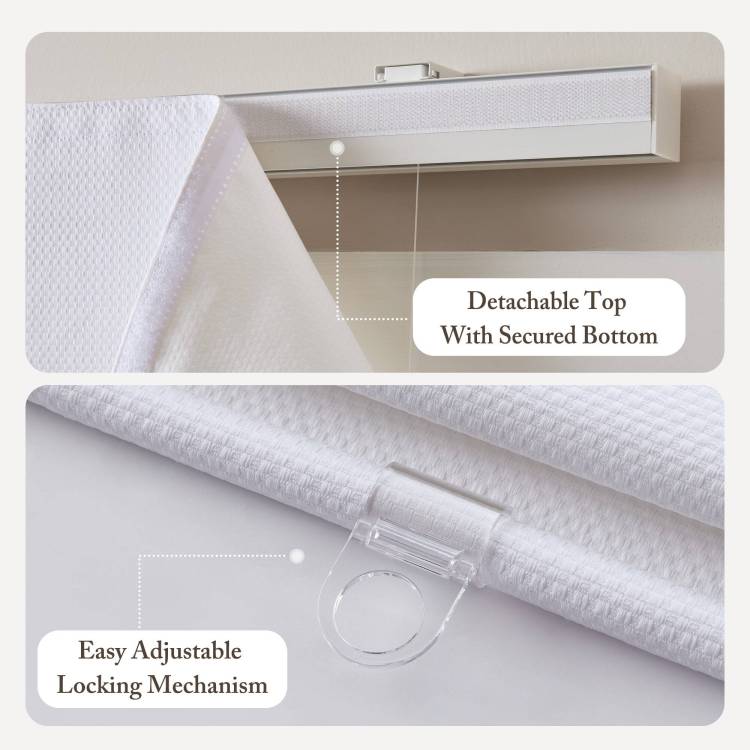 1Pc 33X64" Cordless Roman Blind Fabric