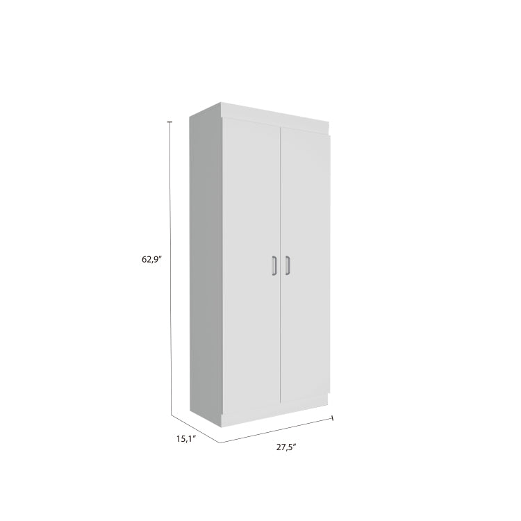 Albany,Double Door Pantry Cabinet, Five Shelves