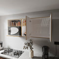 Nucla Wall Cabinet, Kitchen, White Light Oak