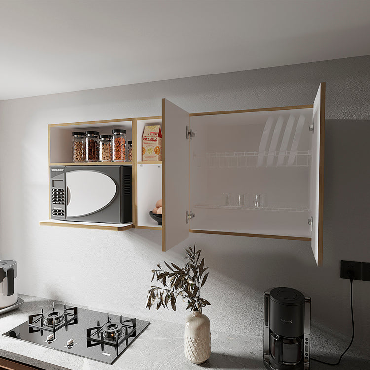 Nucla Wall Cabinet, Kitchen, White Light Oak