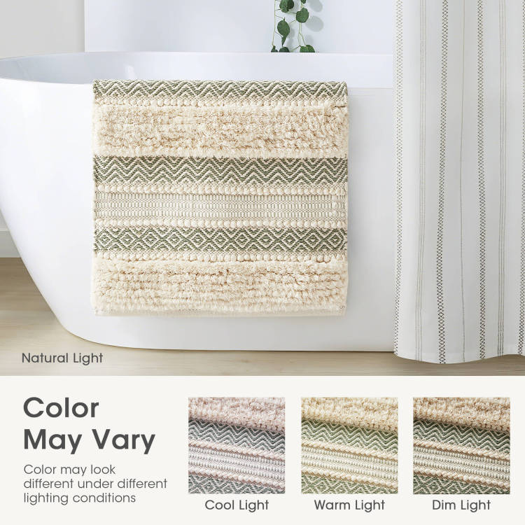 1 Piece 20X32" Bath Rug,Sage Green