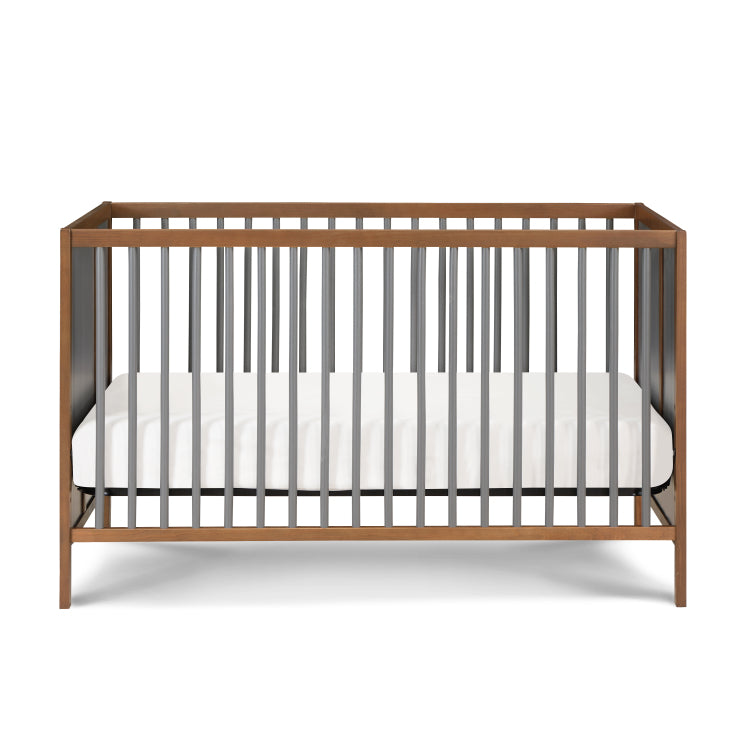 Pixie Finn 3 In 1 Crib In Walnut Charcoal