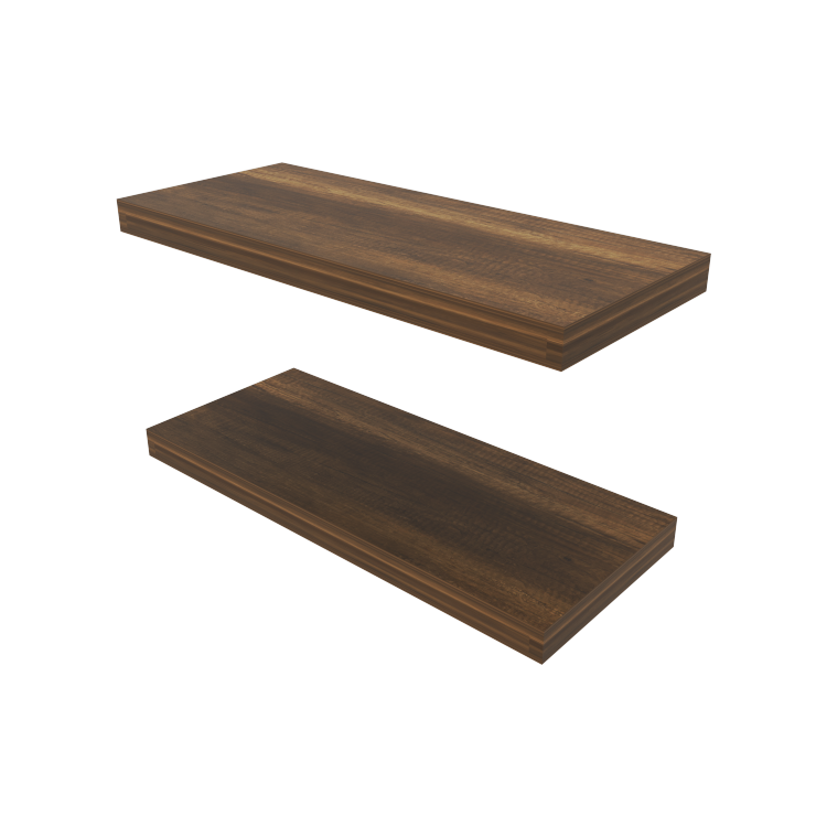 Floating Shelf Dallas, Living Room, Caramel