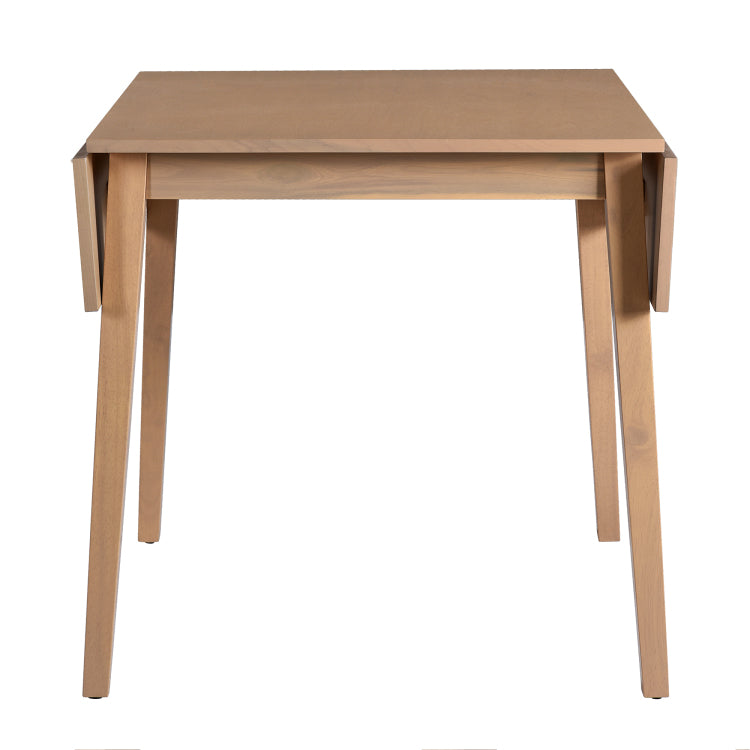 29" 45" Extendable Dining Table For 4, Folding Kitchen Table With Rubberwood Legs, Space Saving Dinner Table For Living Room, Kitchen, Dining Room, Small Space Only Table
