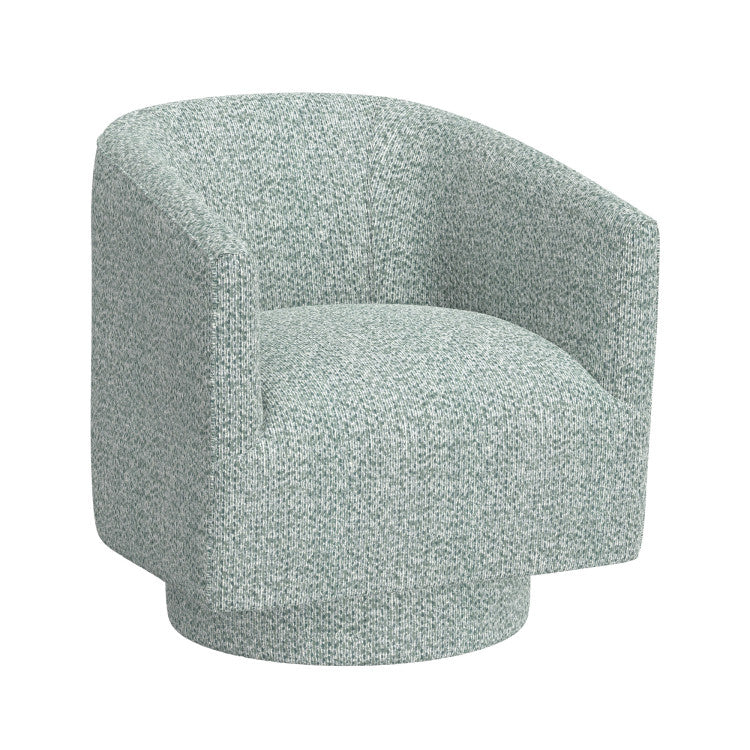 Blue Swivel Accent Chair