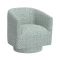 Blue Swivel Accent Chair