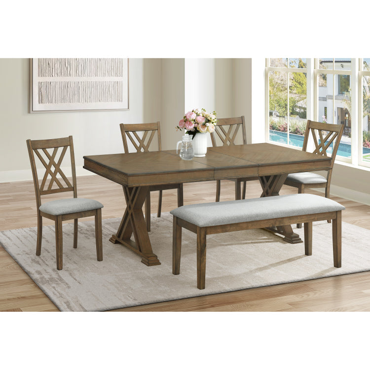 Amador Cross Back 2Pk Dining Chair Set