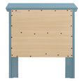 Teal Elegance Nightstand With Drawers