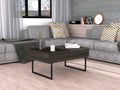 Beyond Lift Top Coffee, Two Legs, One Drawer Espresso Onyx