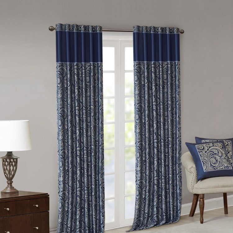 Jacquard Curtain Panel Pair 2 Pcs Window Panels