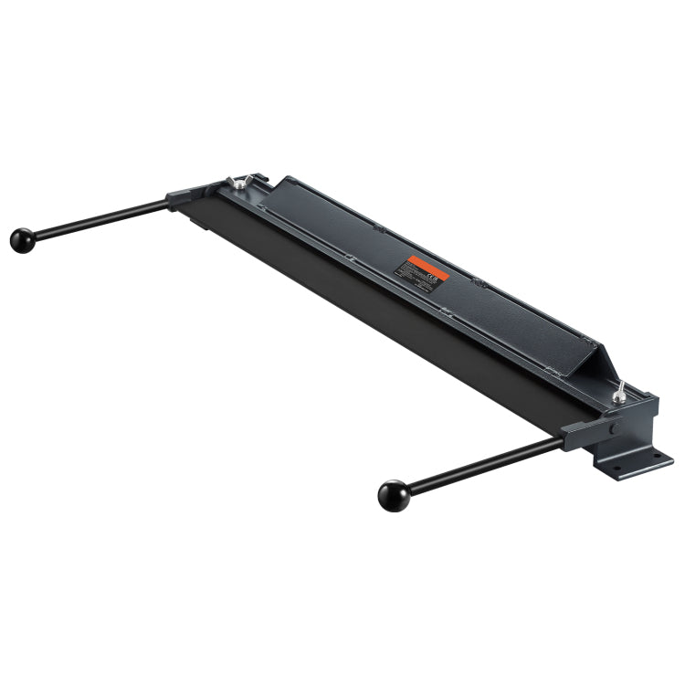 Box And Pan Brake, 48 Inch, 0 130 Degrees Sheet Metal Bending Brake, Portable Mini Metal Bender With 20 Gauge Low Carbon Steel 14 Gauge Aluminum Capacity Power Handle, For Metal Bending