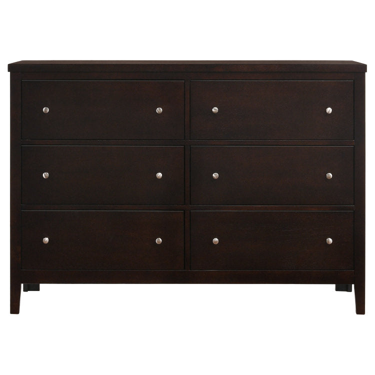 Wedgewood Cappuccino 6 Drawers Dresser