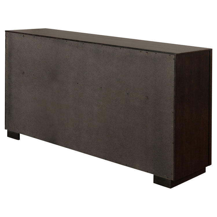 Prescott Smoked Peppercorn 8 Drawers Dresser
