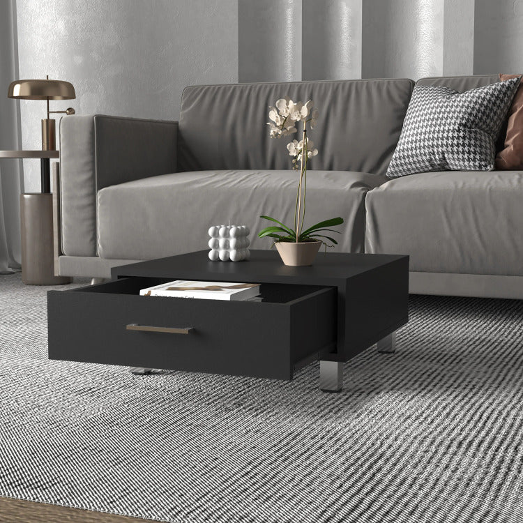Wenge 1 Drawer Rectangle Coffee Table