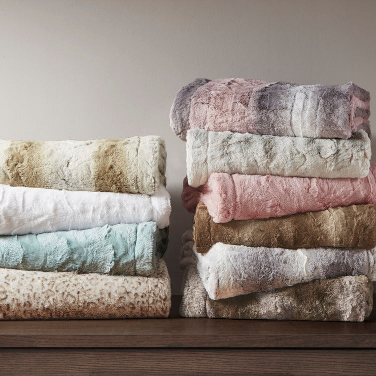 1Pc 50X60" Faux Fur Throw