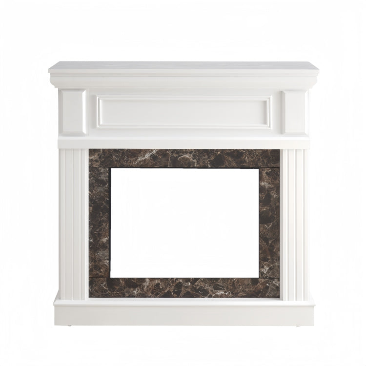 Only Mantel Not Included 23" Fireplace White,41.34"W*14"D*40"H