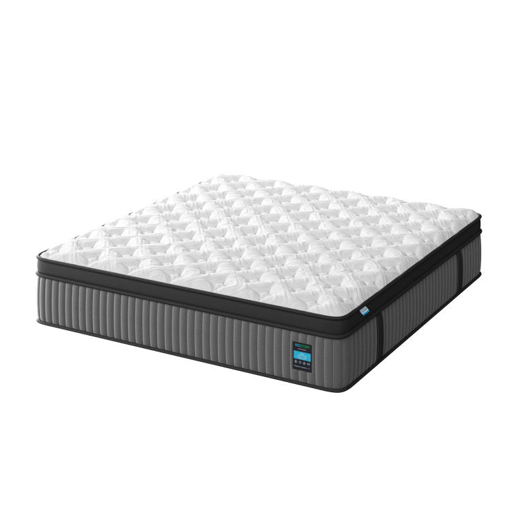 14 Inch Hybrid Mattress King Memory Foam & Pocket Spring Bed Cooling, Pressure Relief, Back & Hip Support Luxury Ergonomic Mattress