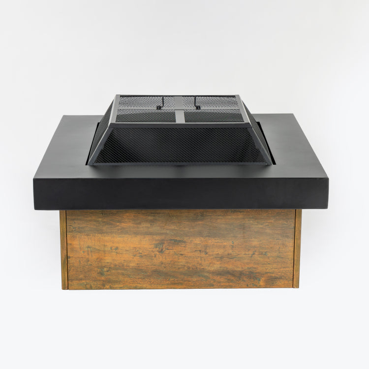 36 Inch Iron Fire Pit Table Wood Burning Stove