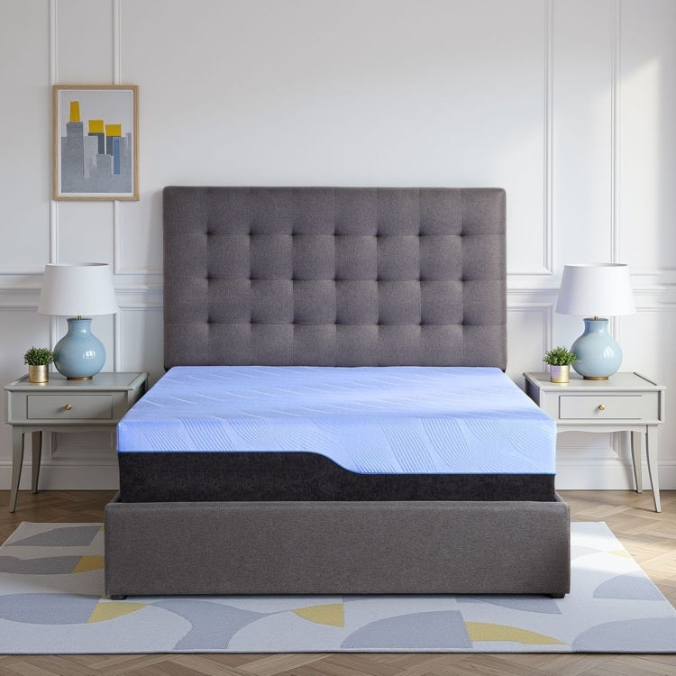 Refresh 12 Inch Hybrid Cooling Fast Responding Latex Foam And Coil Kids Mattress, Twin Xl Size