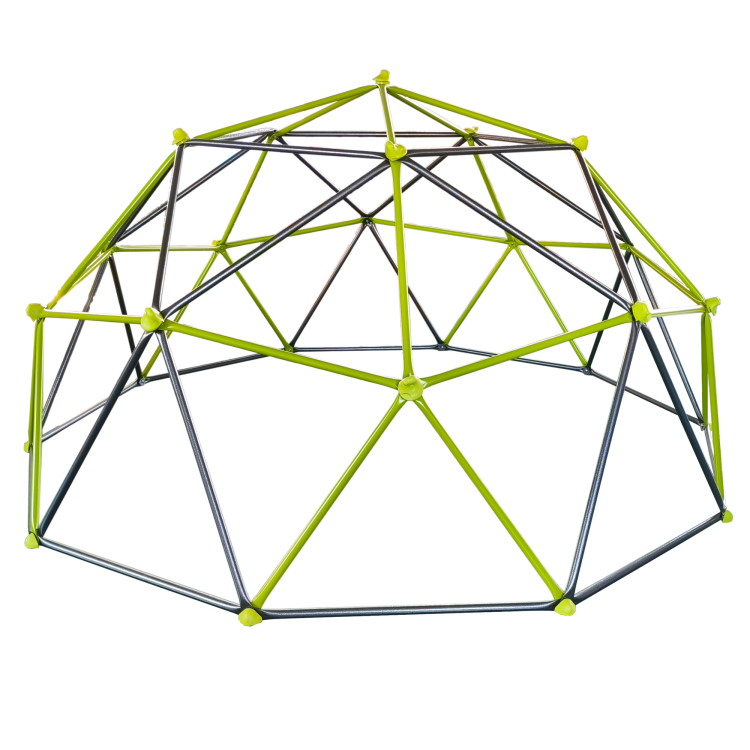 Xcf006I Ten Sided Climbing Frame For Outdoor Playground For Age 3 Climber With Colorful Climbing Stones 10Ft