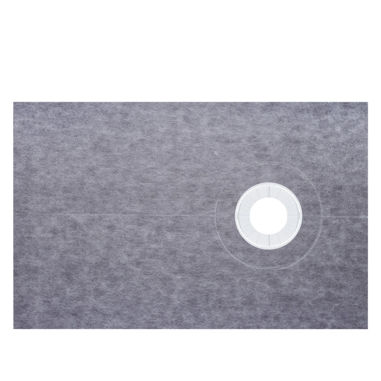 Shower Curb Kit 38" X 60" Watertight Shower Curb Overlay With 4" Pvc Offset Bonding Flange, 4" Stainless Steel Grate, 2 Cuttable Shower Curb And Trowel, Shower Pan Slope Sticks Fit For Bathroom